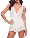 Cosabella Romanza Sleep Romper In White