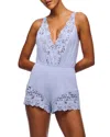 Cosabella Romanza Sleep Romper In Purple
