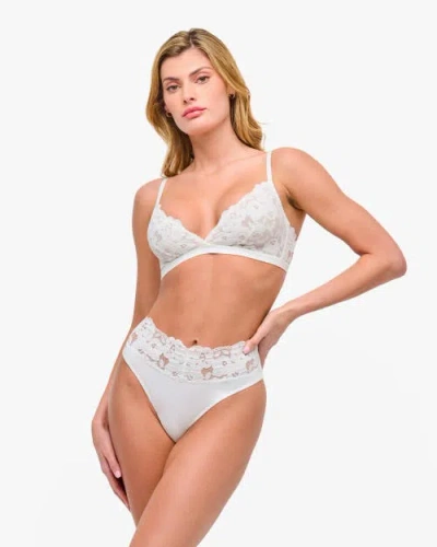 Cosabella Romanza Triangle Bralet In White