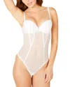 Cosabella Sardegna Underwire Teddy Bodysuit In White