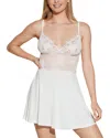Cosabella Savona Chemise & G-string Set In Black