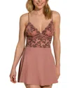 Cosabella Savona Chemise G-string In Brown