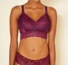 Cosabella Savona Curvy Longline Bra In Deep Purple