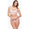 Cosabella Savona Curvy Longline Bralet In White