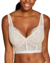 Cosabella Sicilia Longline Bralette Underwire Lace Bra In Beige