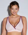 Cosabella Soire Confidence 2-tone Curvy Bralette In Fiore/vino In Multi