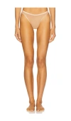 Cosabella Soire Confidence Classic Thong In Neutral