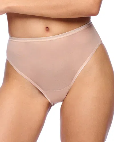 Cosabella Soire Confidence High Waist Brief In Metallic