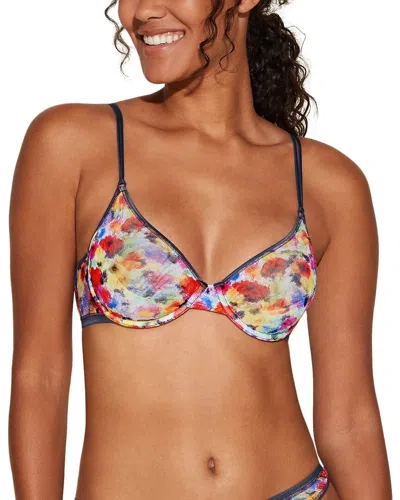 Cosabella Soire Confidence Printed Molded Bra In Multi