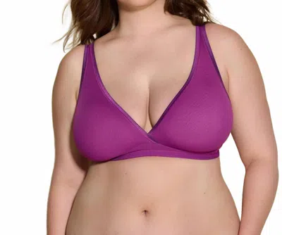 Cosabella Soire Confidence Super Curvy Bralette In Swiss Beet In Purple
