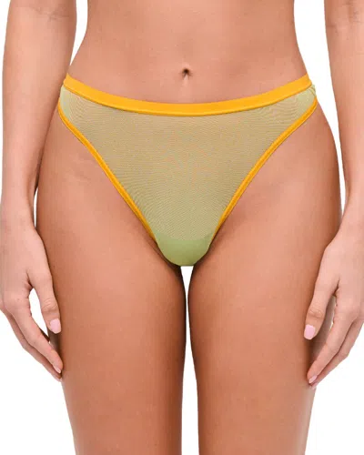 Cosabella Soire Limoneto Classic Thong In Yellow