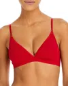 Cosabella Soire Mesh Bralette In Mystic Red