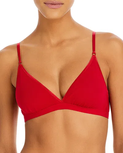 Cosabella Soire Mesh Bralette In Mystic Red
