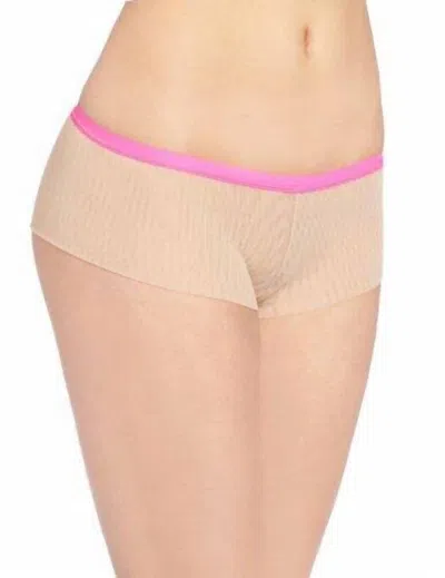 Cosabella Soire New 2 Tone Short In Blush/shocking Pink In Multi