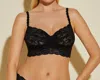 Cosabella Never Say Never Spaghetti Strap Sweetie Bralette In Black