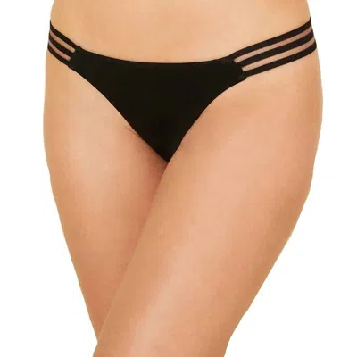 Cosabella Tempo Strappy Thong Panty In Black