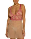 Cosabella Usha Chemise In Pink