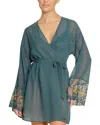 Cosabella Usha Robe In Green