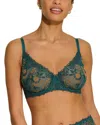 Cosabella Usha Underwire Molded Bra In Green