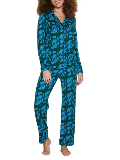 Cosabella Women's 2-piece Bella Pajama Set In Blue