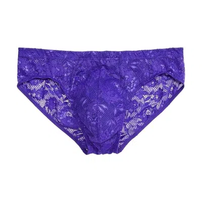 Cosabella Women's  Never Say Never Underwear Violet Comfort Micro Brief Jzz134 In Blue