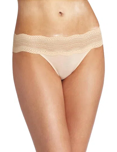 Cosabella Women's Dolce Low Rise Bikini Panty In Blush In Gold