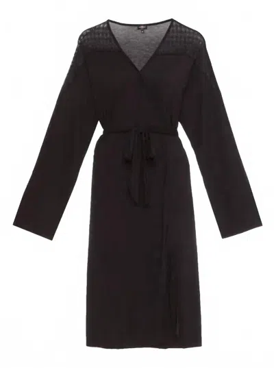 Cosabella Women's Lunna Robe In Black