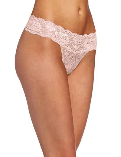 Cosabella Women's Never Say Never Cutie Thong Panty In Mandorla In Pink