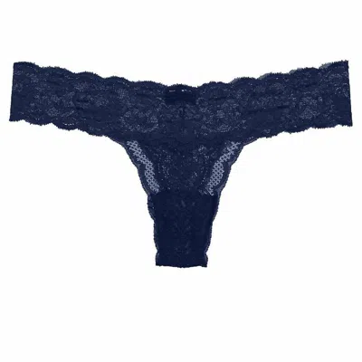 Cosabella Women's Never Say Never Cutie Thong Panty In Navy Blue