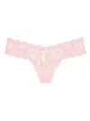 COSABELLA WOMEN'S NEVER SAY NEVER CUTIE THONG PANTY IN PINK LILLY