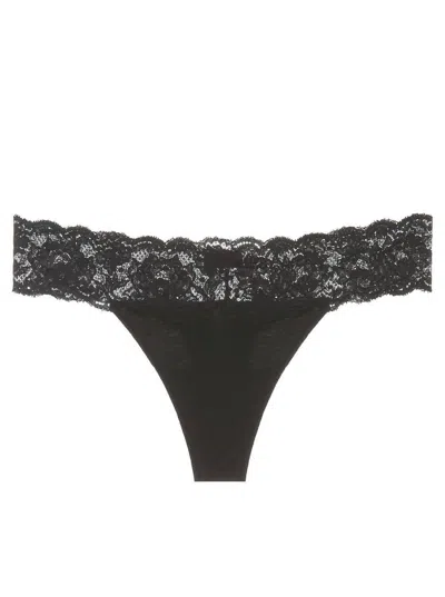 Cosabella Sonia Int Low-rise Thong In Black