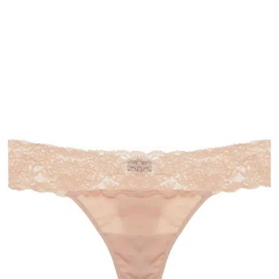 Cosabella Women's Never Say Never Maternity Thong Panty In Blush In Gold