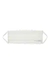 Cosabella Women's Never Say Never Pleated Face Mask In Moon Ivory In White