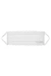 Cosabella Women's Never Say Never Pleated Face Mask In White In White