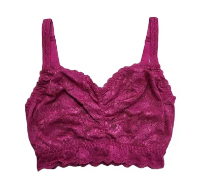 Cosabella Women's Never Say Never Ultra Curvy Sweetie Bralette In Victorian Pink In Multi