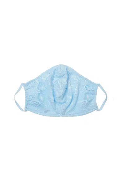 Cosabella Women's Never Say Never V Face Mask In Sorrento Blue