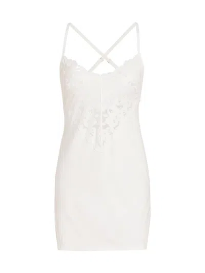 Cosabella Women's Romanza Inset Lace Cotton Slipdress