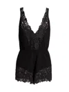 Cosabella Romanza Sleep Romper In Black