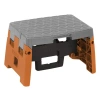 Cosco 1 - Step Plastic Molded Folding Step Stool With 300 Lb. Load Capacity In Orange