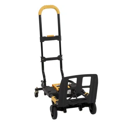 Cosco Folding 2-in-1 Hand Truck With Extendable Handle In Black