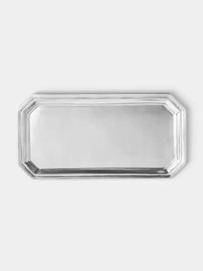 Cosi Tabellini Dolomiti Pewter Vanity Tray (16in/41cm)
