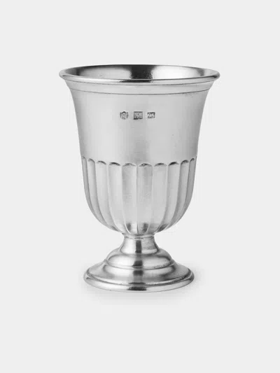 Cosi Tabellini Impero Pewter Toothbrush Holder In Silver