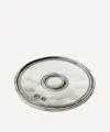 Cosi Tabellini Palio Round Coasters Set Of Two In Silver