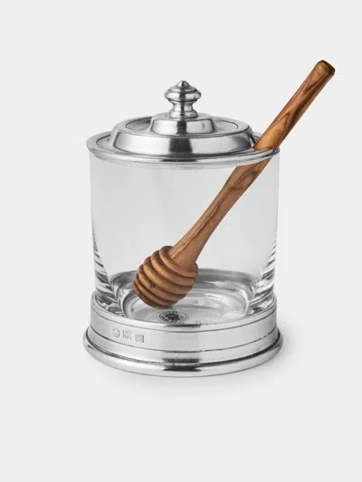 Cosi Tabellini Sirmione Pewter Honey Pot With Drizzler