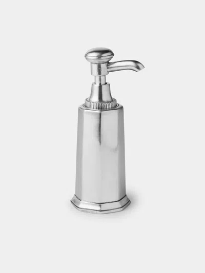 Cosi Tabellini Toscana Pewter Soap Dispenser In Silver