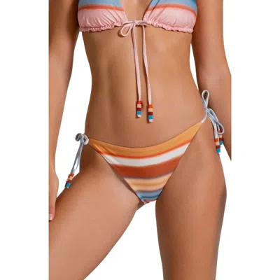 Cosita Linda American Fit Side Tie Bikini Bottoms In Multi