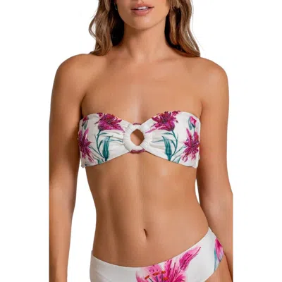 Cosita Linda Bandeau Bikini Top In White