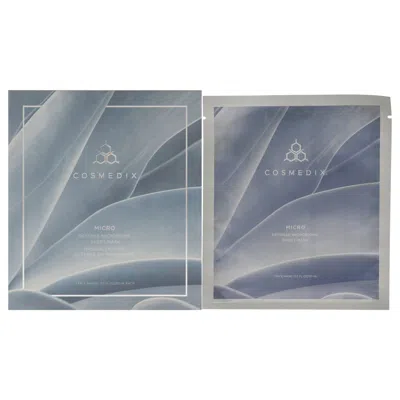 Cosmedix Micro Defense Microbiome Sheet Mask By  For Unisex - 5 Pc Sheets In Gray