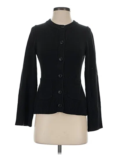 Pre-owned Cosmic Blue Love Cardigan Sweater In Black