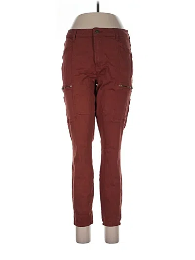 Pre-owned Cosmic Blue Love Cargo Pants In Burgundy